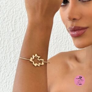 Bracelete Stars folheado a ouro 18k