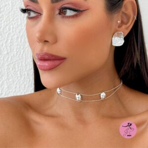 Choker folheado a Prata 925