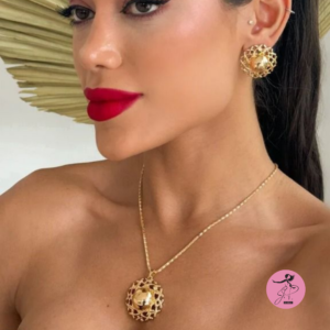 conjunto mary folheado a ouro 18k